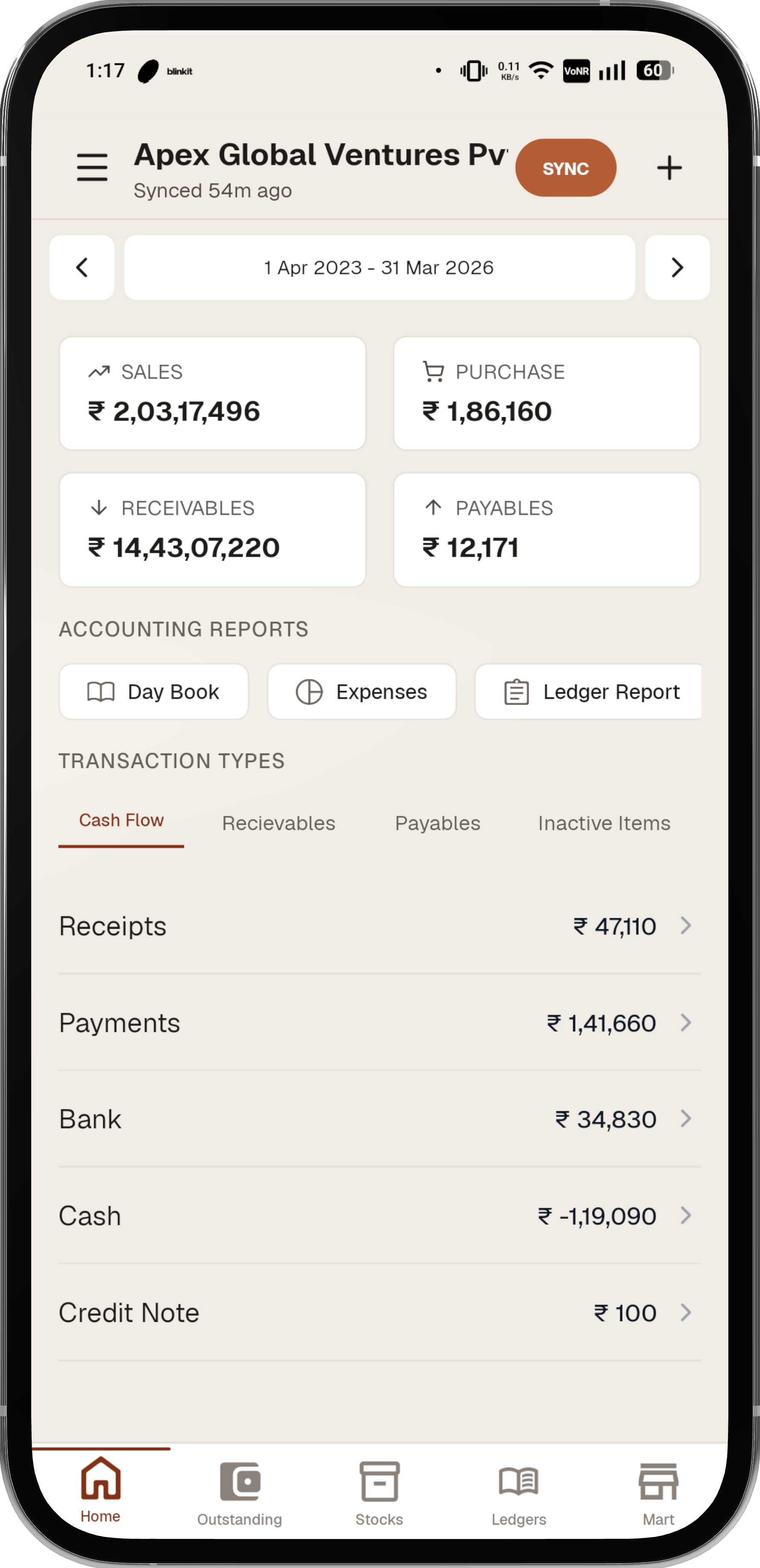 Accosync Core Dashboard