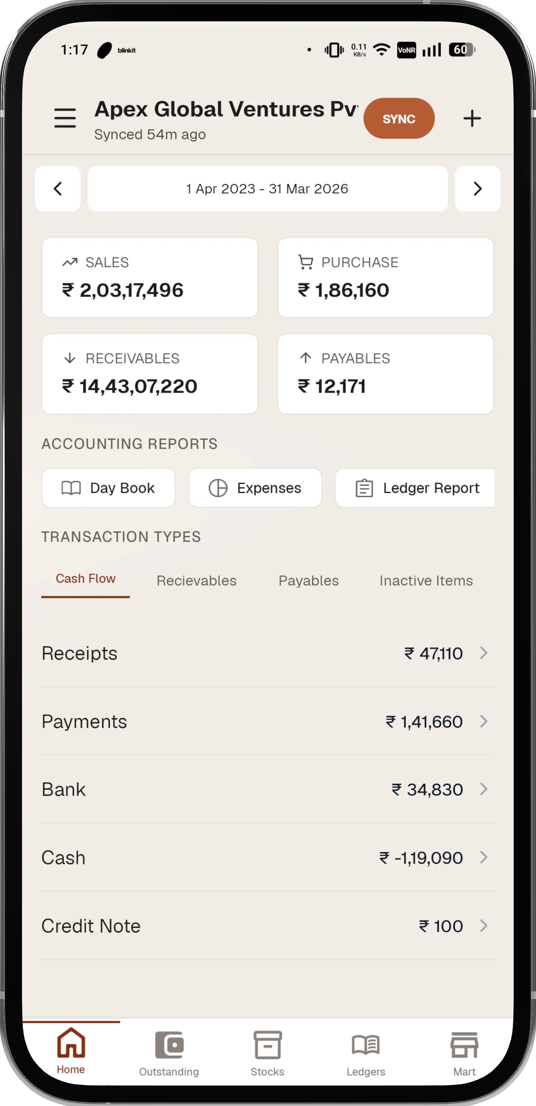 Accosync Core Dashboard